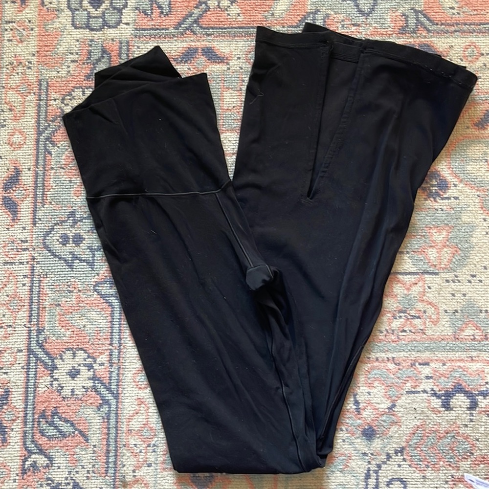 OFFLINE By Aerie Real Me High Waisted Crossover Flare Legging w/ Split